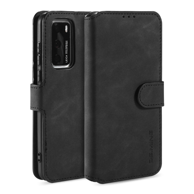 DG.MING Retro Oil Side Horizontal Flip Case with Holder & Card Slots & Wallet, For Galaxy A31, For Galaxy A71 5G, For Huawei P40 Lite / Nova 6 SE, For Huawei P40 Pro, For Huawei P40, For Xiaomi Redmi K30 Pro, For Xiaomi Redmi Note 9S