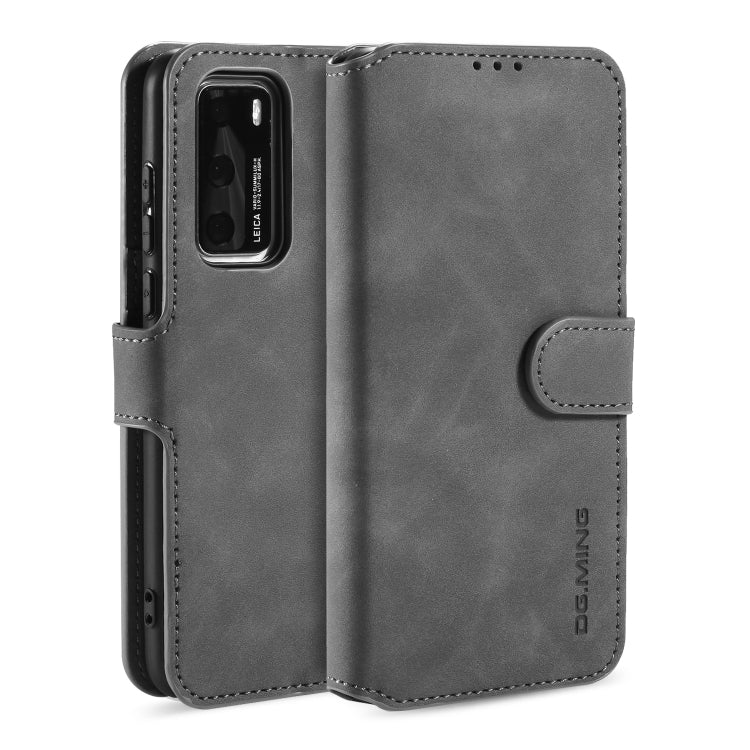 DG.MING Retro Oil Side Horizontal Flip Case with Holder & Card Slots & Wallet, For Galaxy A31, For Galaxy A71 5G, For Huawei P40 Lite / Nova 6 SE, For Huawei P40 Pro, For Huawei P40, For Xiaomi Redmi K30 Pro, For Xiaomi Redmi Note 9S