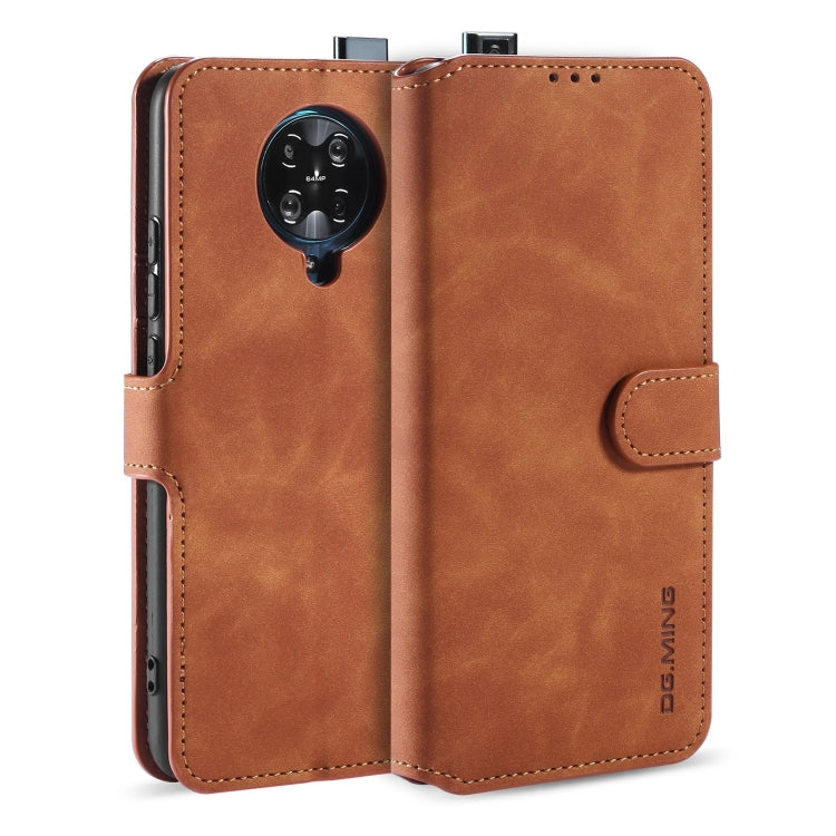 DG.MING Retro Oil Side Horizontal Flip Case with Holder & Card Slots & Wallet, For Galaxy A31, For Galaxy A71 5G, For Huawei P40 Lite / Nova 6 SE, For Huawei P40 Pro, For Huawei P40, For Xiaomi Redmi K30 Pro, For Xiaomi Redmi Note 9S