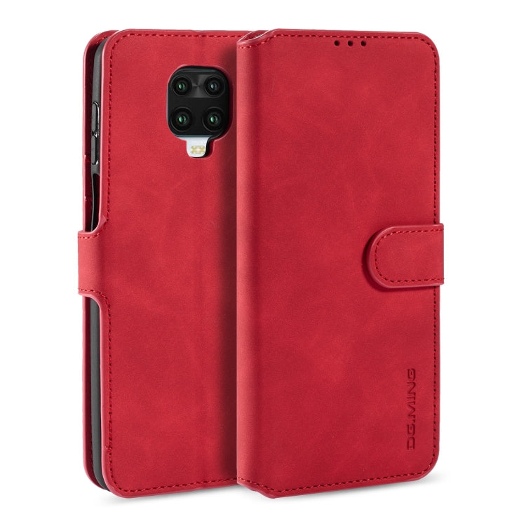 DG.MING Retro Oil Side Horizontal Flip Case with Holder & Card Slots & Wallet, For Galaxy A31, For Galaxy A71 5G, For Huawei P40 Lite / Nova 6 SE, For Huawei P40 Pro, For Huawei P40, For Xiaomi Redmi K30 Pro, For Xiaomi Redmi Note 9S