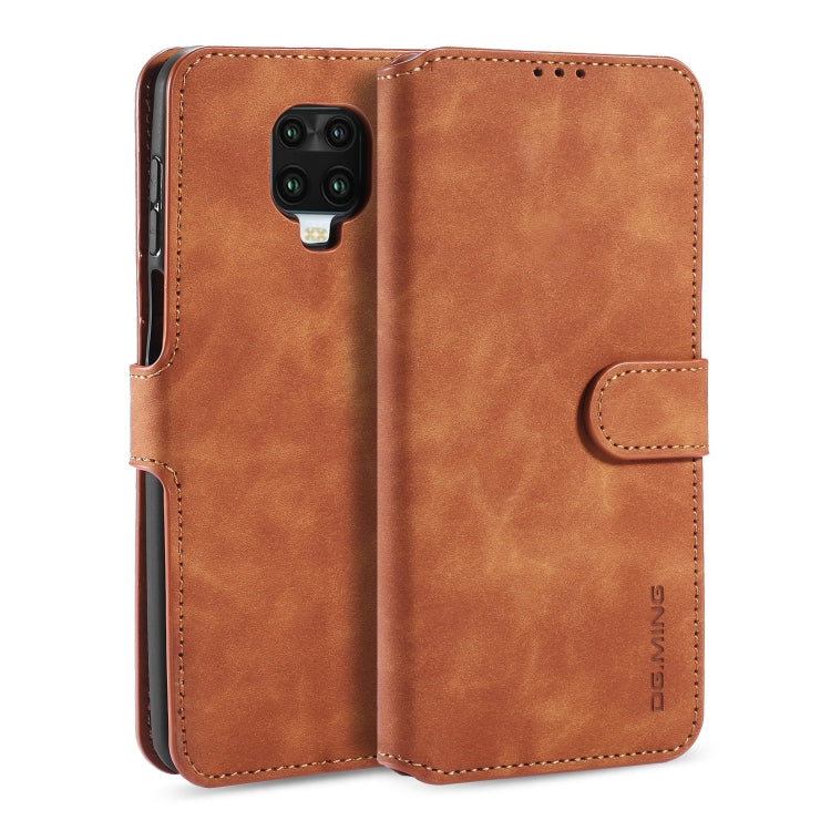 DG.MING Retro Oil Side Horizontal Flip Case with Holder & Card Slots & Wallet, For Galaxy A31, For Galaxy A71 5G, For Huawei P40 Lite / Nova 6 SE, For Huawei P40 Pro, For Huawei P40, For Xiaomi Redmi K30 Pro, For Xiaomi Redmi Note 9S