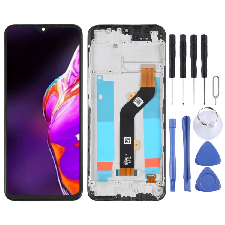 OEM LCD Screen Digitizer Full Assembly with Frame, For infinix Note 8 X692, For infinix Hot 9 Play X680, For infinix Hot 10 X682B X682C, For Tecno Camon17, For infinix Hot 10T X689C, For Tecno Spark 7T, For Tecno Spark 7P�������������������������������...