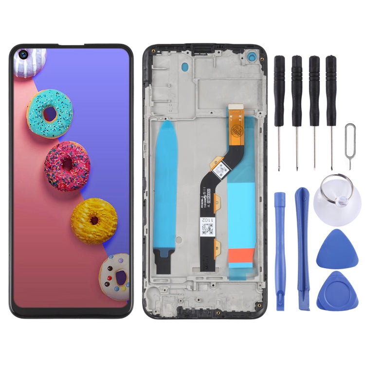 OEM LCD Screen Digitizer Full Assembly with Frame, For infinix Note 8 X692, For infinix Hot 9 Play X680, For infinix Hot 10 X682B X682C, For Tecno Camon17, For infinix Hot 10T X689C, For Tecno Spark 7T, For Tecno Spark 7P�������������������������������...