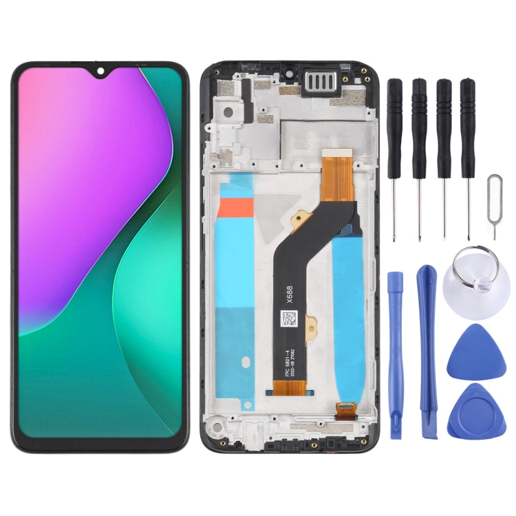 OEM LCD Screen Digitizer Full Assembly with Frame, For infinix Note 8 X692, For infinix Hot 9 Play X680, For infinix Hot 10 X682B X682C, For Tecno Camon17, For infinix Hot 10T X689C, For Tecno Spark 7T, For Tecno Spark 7P�������������������������������...