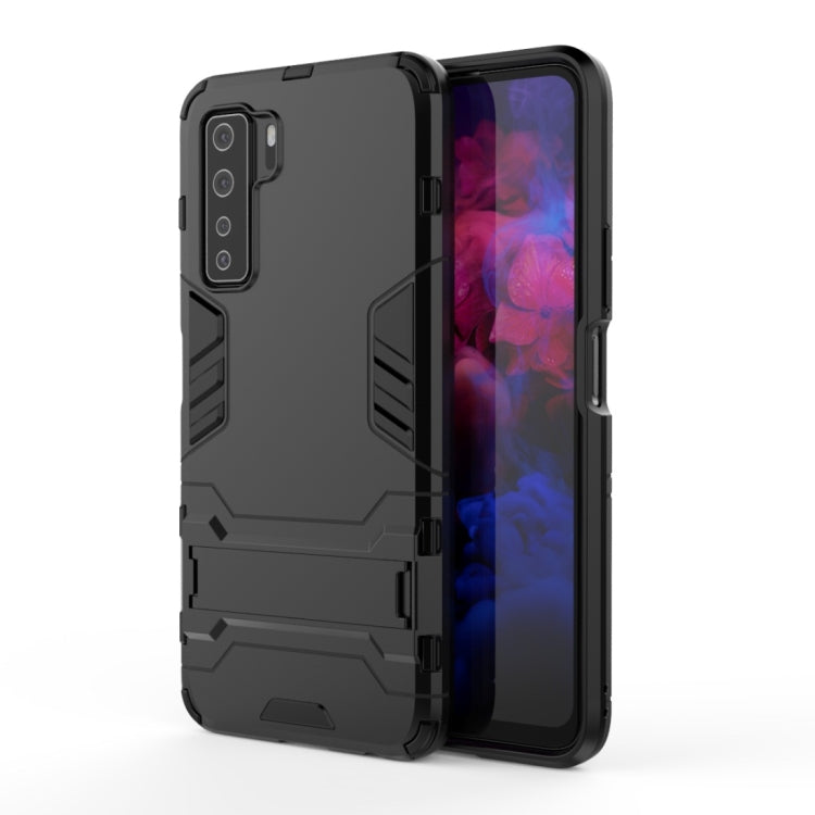 Shockproof PC + TPU Protective Case with Invisible Holder, For Huawei nova 7 SE, For Huawei nova 7 5G