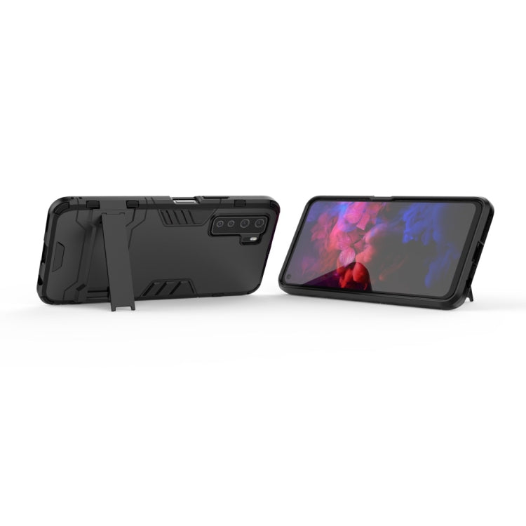 Shockproof PC + TPU Protective Case with Invisible Holder, For Huawei nova 7 SE, For Huawei nova 7 5G