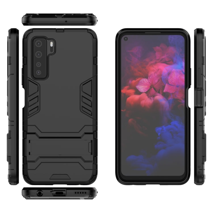 Shockproof PC + TPU Protective Case with Invisible Holder, For Huawei nova 7 SE, For Huawei nova 7 5G