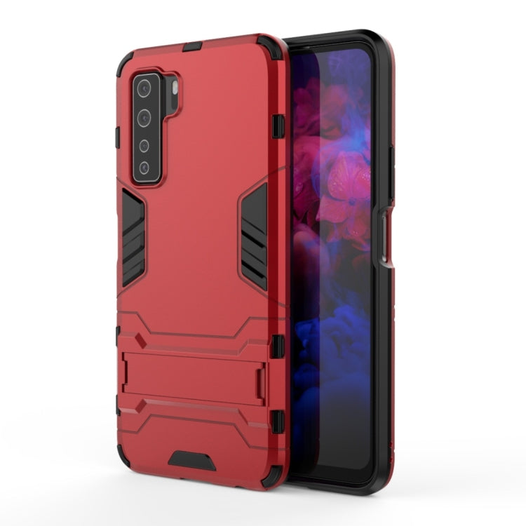 Shockproof PC + TPU Protective Case with Invisible Holder, For Huawei nova 7 SE, For Huawei nova 7 5G