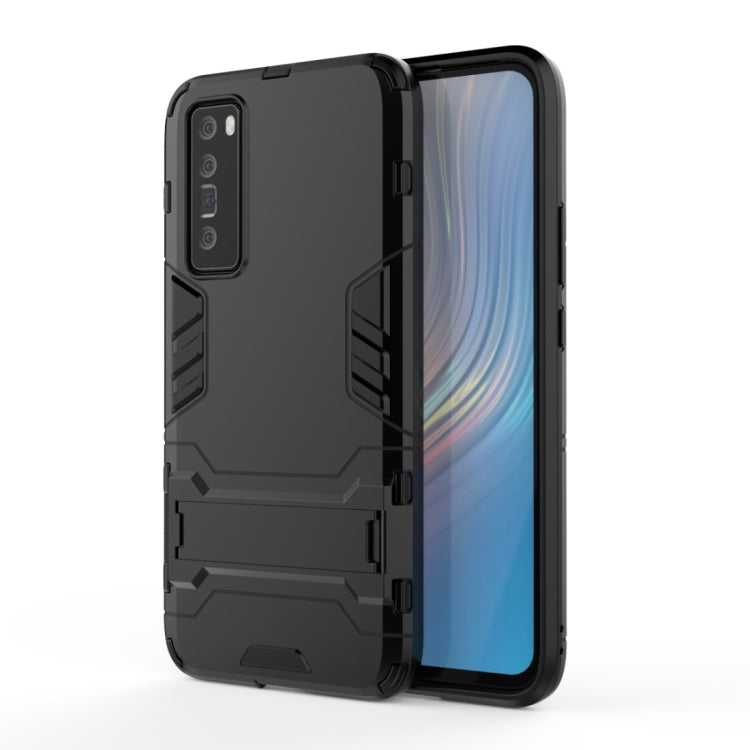 Shockproof PC + TPU Protective Case with Invisible Holder, For Huawei nova 7 SE, For Huawei nova 7 5G