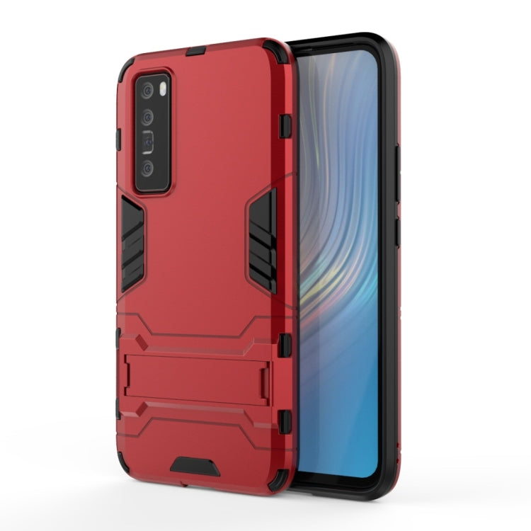 Shockproof PC + TPU Protective Case with Invisible Holder, For Huawei nova 7 SE, For Huawei nova 7 5G