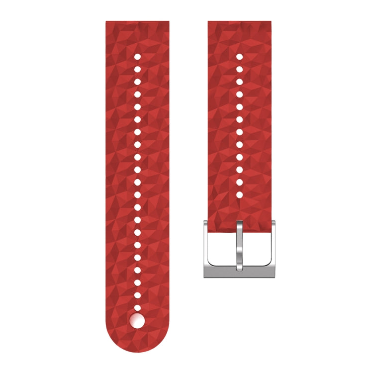 Rhombus Texture Silicone Watch Band