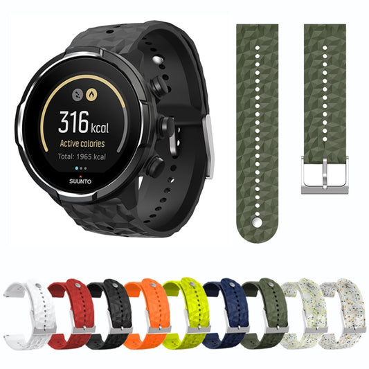 Rhombus Texture Silicone Watch Band