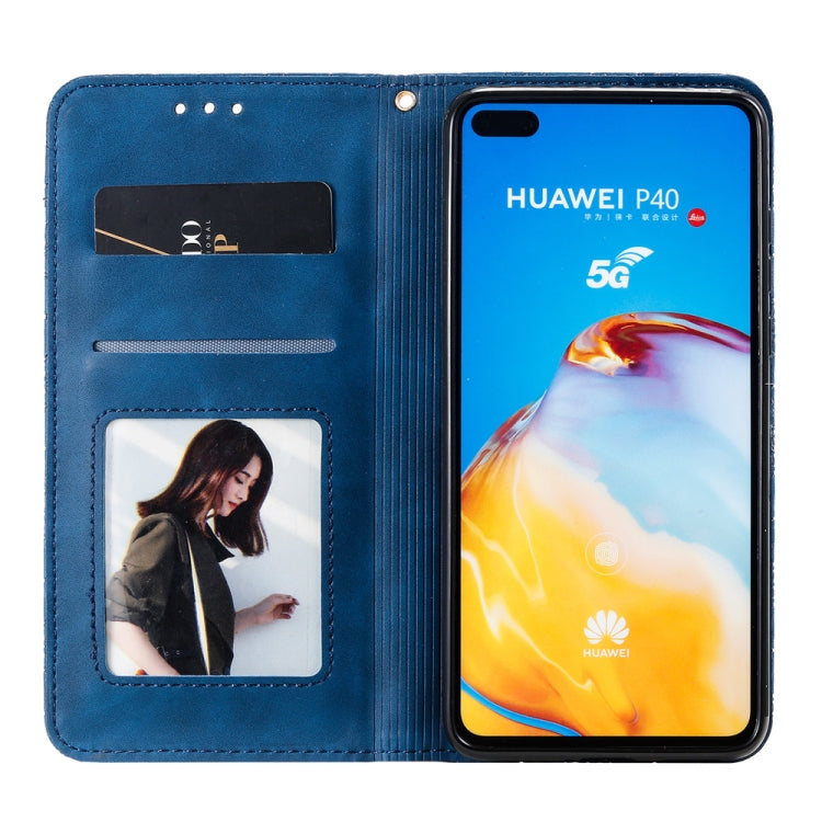 Lucky Flowers Embossing Pattern Magnetic Horizontal Flip Leather Case with Holder & Card Slots, For Huawei P40, For iPhone 11 Pro, For iPhone 11, For iPhone 11 Pro Max, For Huawei P40 Pro, For Huawei P40 Pro+, For Huawei P40 lite E / Y7p 2020����������...