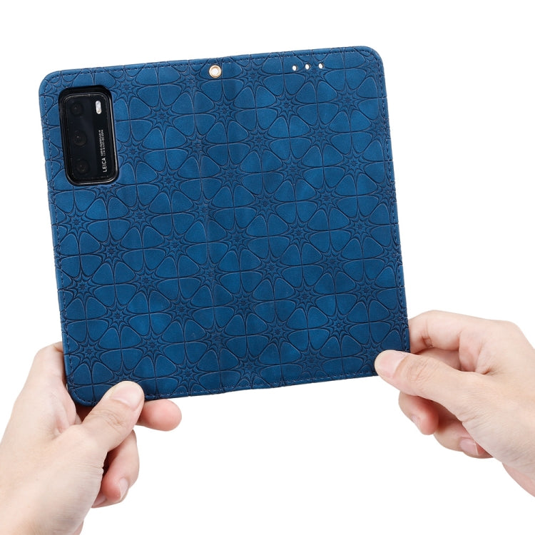 Lucky Flowers Embossing Pattern Magnetic Horizontal Flip Leather Case with Holder & Card Slots, For Huawei P40, For iPhone 11 Pro, For iPhone 11, For iPhone 11 Pro Max, For Huawei P40 Pro, For Huawei P40 Pro+, For Huawei P40 lite E / Y7p 2020����������...