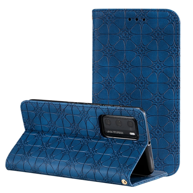 Lucky Flowers Embossing Pattern Magnetic Horizontal Flip Leather Case with Holder & Card Slots, For Huawei P40, For iPhone 11 Pro, For iPhone 11, For iPhone 11 Pro Max, For Huawei P40 Pro, For Huawei P40 Pro+, For Huawei P40 lite E / Y7p 2020����������...