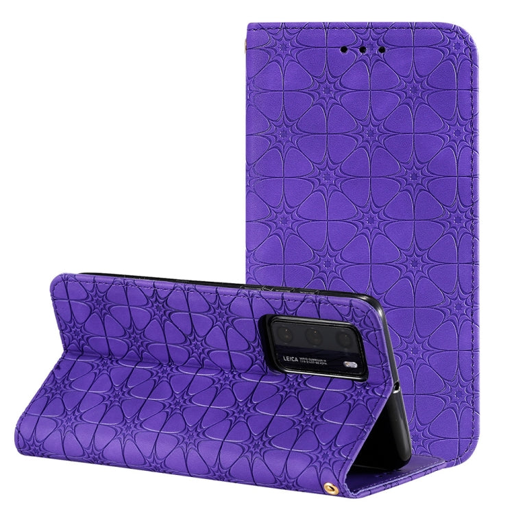 Lucky Flowers Embossing Pattern Magnetic Horizontal Flip Leather Case with Holder & Card Slots, For Huawei P40, For iPhone 11 Pro, For iPhone 11, For iPhone 11 Pro Max, For Huawei P40 Pro, For Huawei P40 Pro+, For Huawei P40 lite E / Y7p 2020����������...