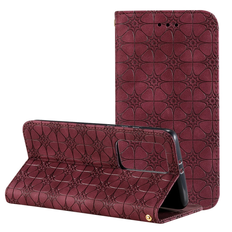 Lucky Flowers Embossing Pattern Magnetic Horizontal Flip Leather Case with Holder & Card Slots, For Huawei P40, For iPhone 11 Pro, For iPhone 11, For iPhone 11 Pro Max, For Huawei P40 Pro, For Huawei P40 Pro+, For Huawei P40 lite E / Y7p 2020����������...