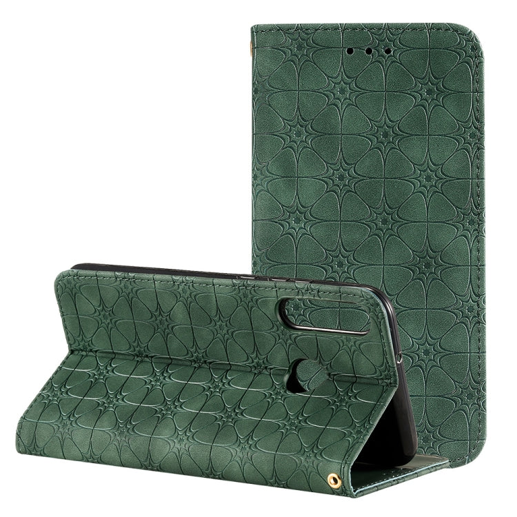 Lucky Flowers Embossing Pattern Magnetic Horizontal Flip Leather Case with Holder & Card Slots, For Huawei P40, For iPhone 11 Pro, For iPhone 11, For iPhone 11 Pro Max, For Huawei P40 Pro, For Huawei P40 Pro+, For Huawei P40 lite E / Y7p 2020����������...