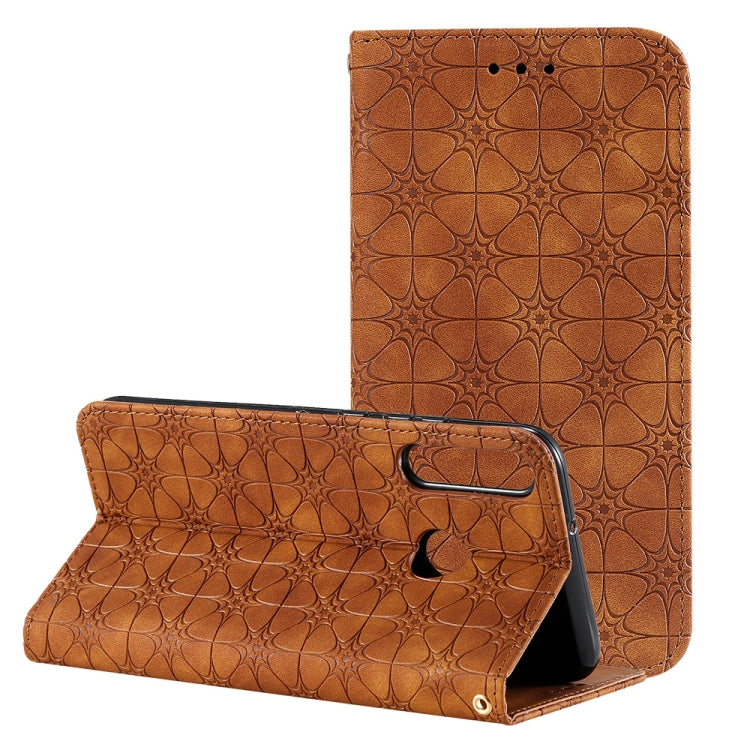 Lucky Flowers Embossing Pattern Magnetic Horizontal Flip Leather Case with Holder & Card Slots, For Huawei P40, For iPhone 11 Pro, For iPhone 11, For iPhone 11 Pro Max, For Huawei P40 Pro, For Huawei P40 Pro+, For Huawei P40 lite E / Y7p 2020����������...