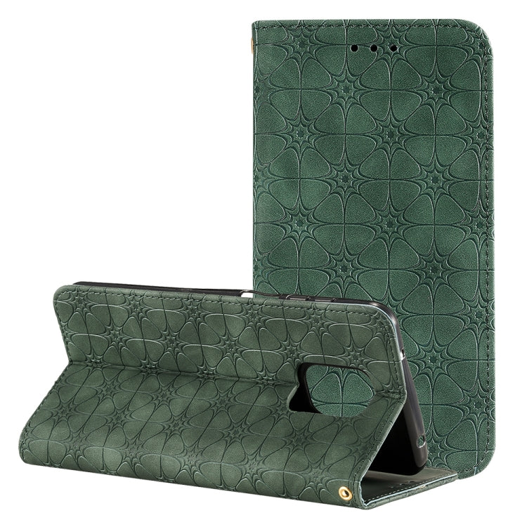 Lucky Flowers Embossing Pattern Magnetic Horizontal Flip Leather Case with Holder & Card Slots, For Huawei P40, For iPhone 11 Pro, For iPhone 11, For iPhone 11 Pro Max, For Huawei P40 Pro, For Huawei P40 Pro+, For Huawei P40 lite E / Y7p 2020����������...