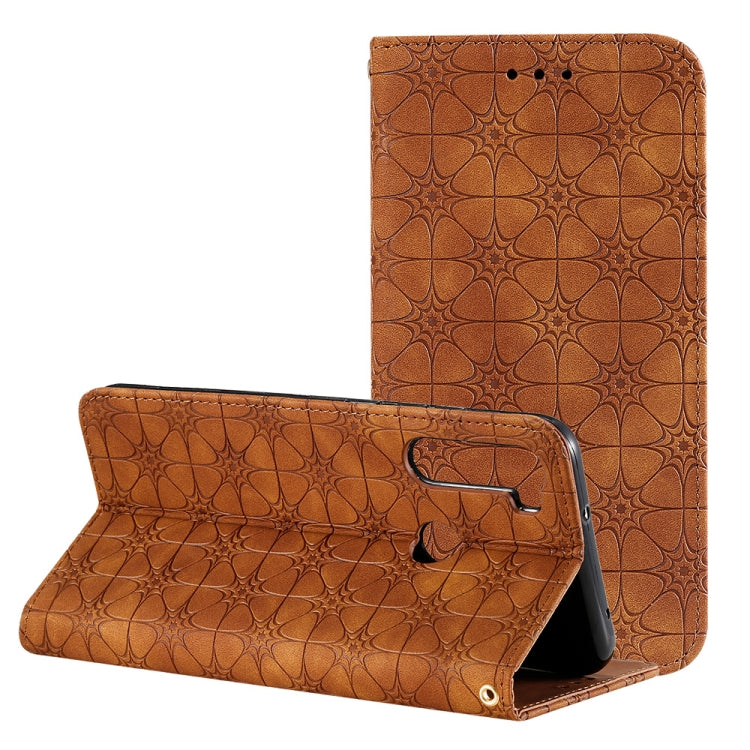 Lucky Flowers Embossing Pattern Magnetic Horizontal Flip Leather Case with Holder & Card Slots, For Huawei P40, For iPhone 11 Pro, For iPhone 11, For iPhone 11 Pro Max, For Huawei P40 Pro, For Huawei P40 Pro+, For Huawei P40 lite E / Y7p 2020����������...