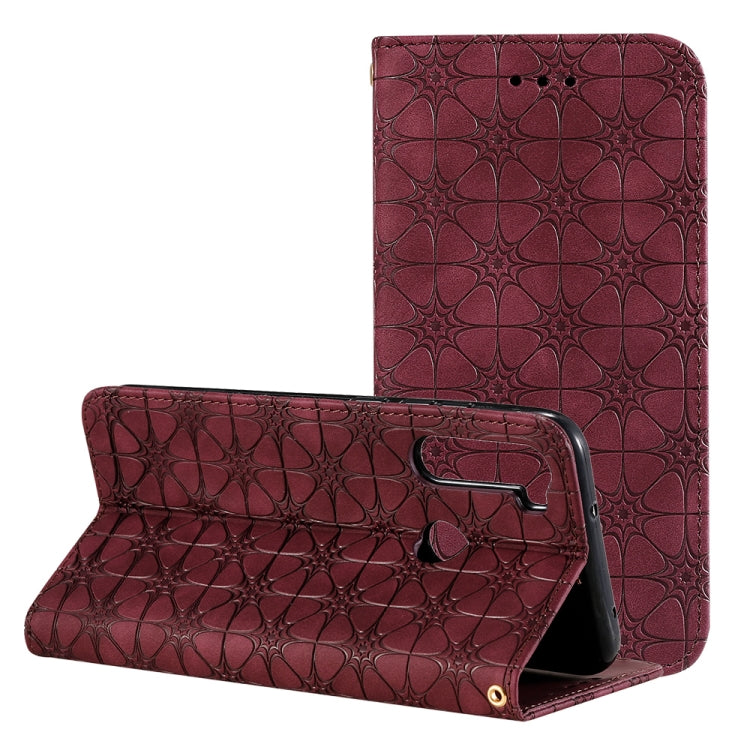 Lucky Flowers Embossing Pattern Magnetic Horizontal Flip Leather Case with Holder & Card Slots, For Huawei P40, For iPhone 11 Pro, For iPhone 11, For iPhone 11 Pro Max, For Huawei P40 Pro, For Huawei P40 Pro+, For Huawei P40 lite E / Y7p 2020����������...