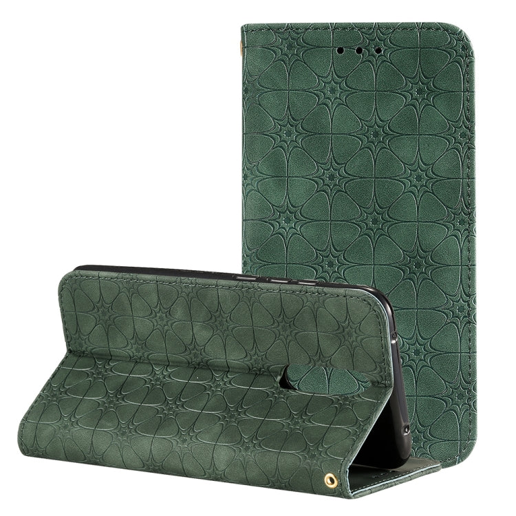 Lucky Flowers Embossing Pattern Magnetic Horizontal Flip Leather Case with Holder & Card Slots, For Huawei P40, For iPhone 11 Pro, For iPhone 11, For iPhone 11 Pro Max, For Huawei P40 Pro, For Huawei P40 Pro+, For Huawei P40 lite E / Y7p 2020����������...