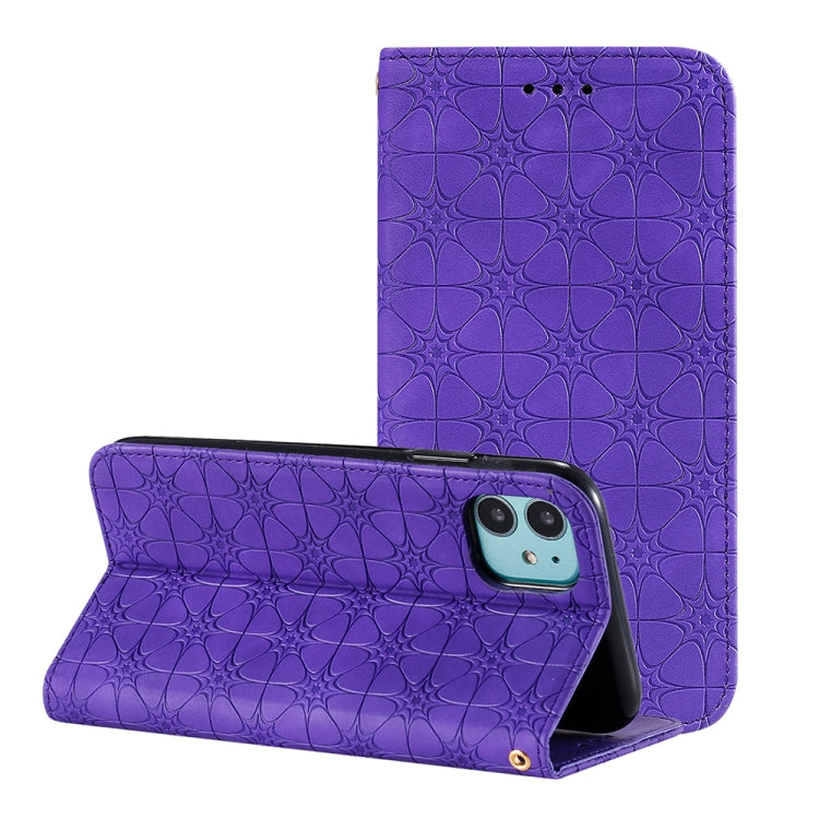 Lucky Flowers Embossing Pattern Magnetic Horizontal Flip Leather Case with Holder & Card Slots, For Huawei P40, For iPhone 11 Pro, For iPhone 11, For iPhone 11 Pro Max, For Huawei P40 Pro, For Huawei P40 Pro+, For Huawei P40 lite E / Y7p 2020����������...