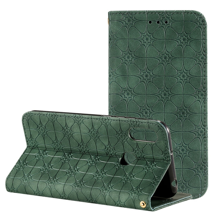 Lucky Flowers Embossing Pattern Magnetic Horizontal Flip Leather Case with Holder & Card Slots, For Huawei P40, For iPhone 11 Pro, For iPhone 11, For iPhone 11 Pro Max, For Huawei P40 Pro, For Huawei P40 Pro+, For Huawei P40 lite E / Y7p 2020����������...