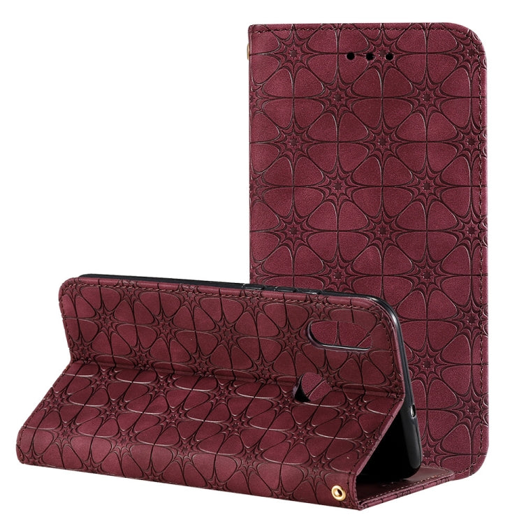 Lucky Flowers Embossing Pattern Magnetic Horizontal Flip Leather Case with Holder & Card Slots, For Huawei P40, For iPhone 11 Pro, For iPhone 11, For iPhone 11 Pro Max, For Huawei P40 Pro, For Huawei P40 Pro+, For Huawei P40 lite E / Y7p 2020����������...