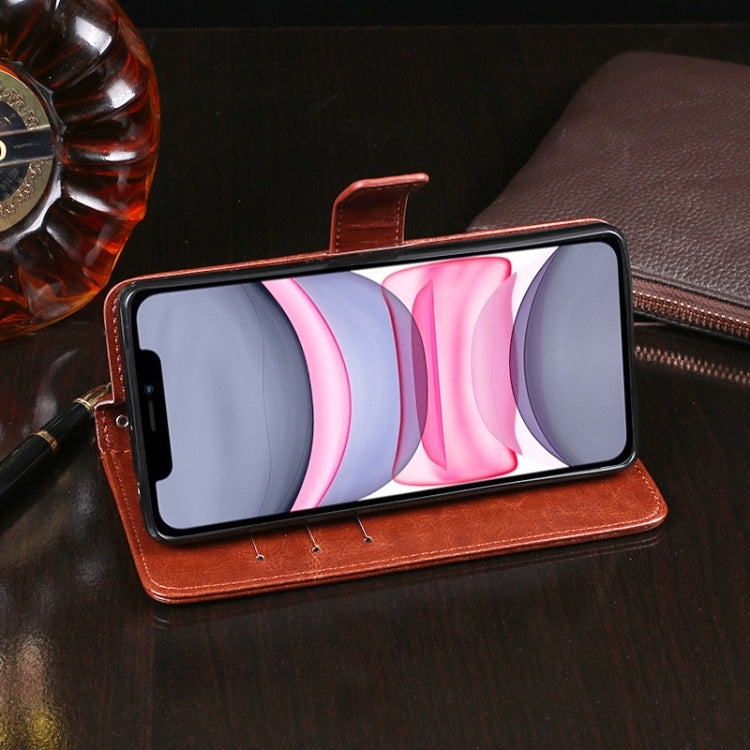 idewei Crazy Horse Texture Horizontal Flip Leather Case with Holder & Card Slots & Wallet, For iPhone 11, For iPhone 11 Pro, For iPhone 11 Pro Max, For iPhone X, For iPhone XR, For iPhone XS Max