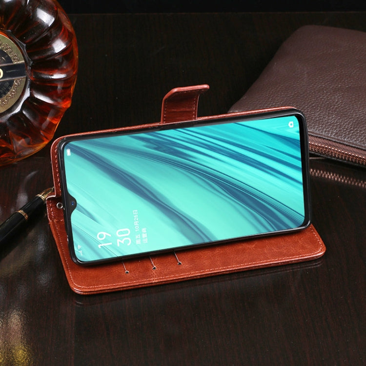 idewei Crazy Horse Texture Horizontal Flip Leather Case with Holder & Card Slots & Wallet, For OPPO F11, For OPPO F11 Pro, For OPPO F15, For OPPO K3, For OPPO R15 Pro, For OPPO A7X