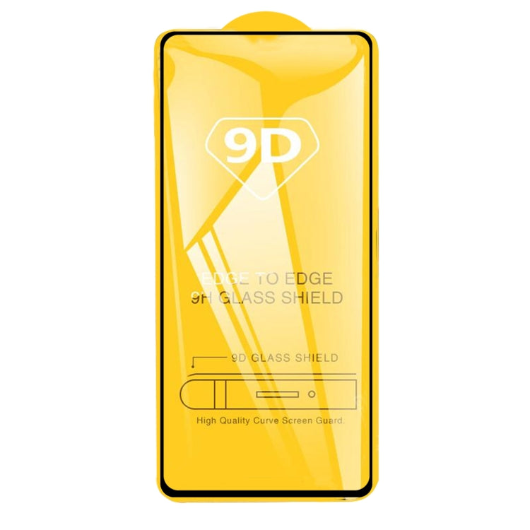 9D Full Glue Full Screen Tempered Glass Film, For vivo V27e (1 PC)