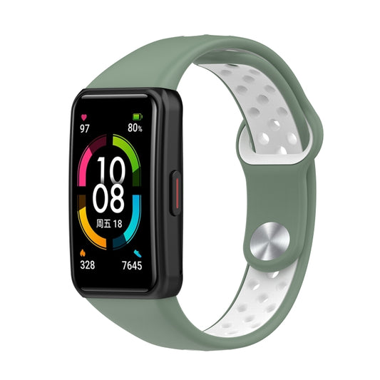 Two-color Reverse Buckle Silicone Watch Band
