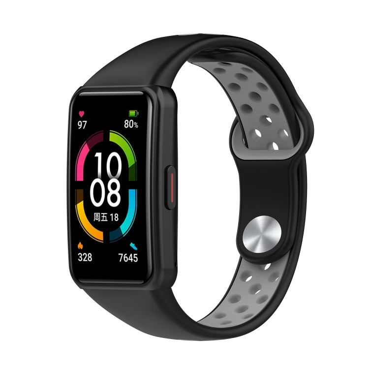 Two-color Reverse Buckle Silicone Watch Band
