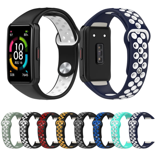 Two-color Reverse Buckle Silicone Watch Band