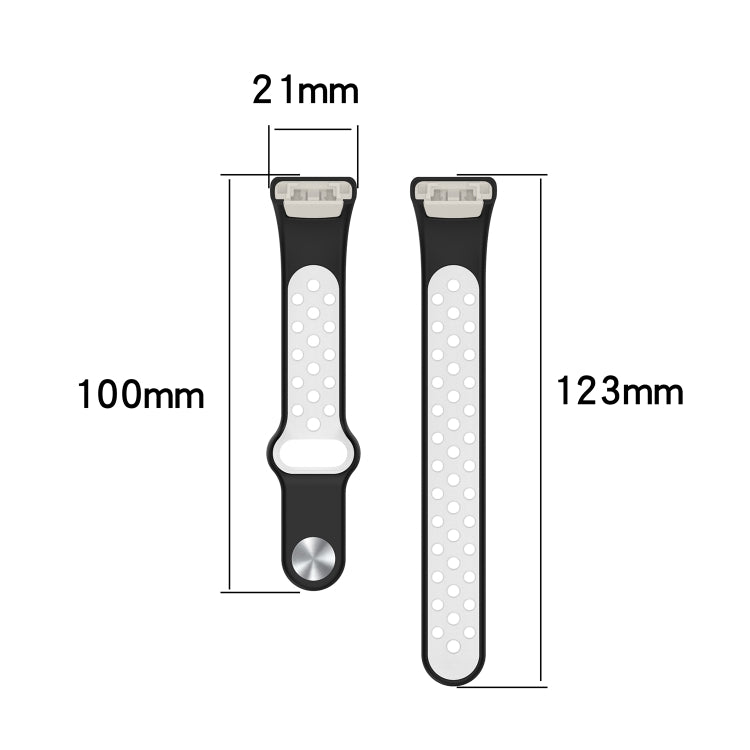 Two-color Reverse Buckle Silicone Watch Band