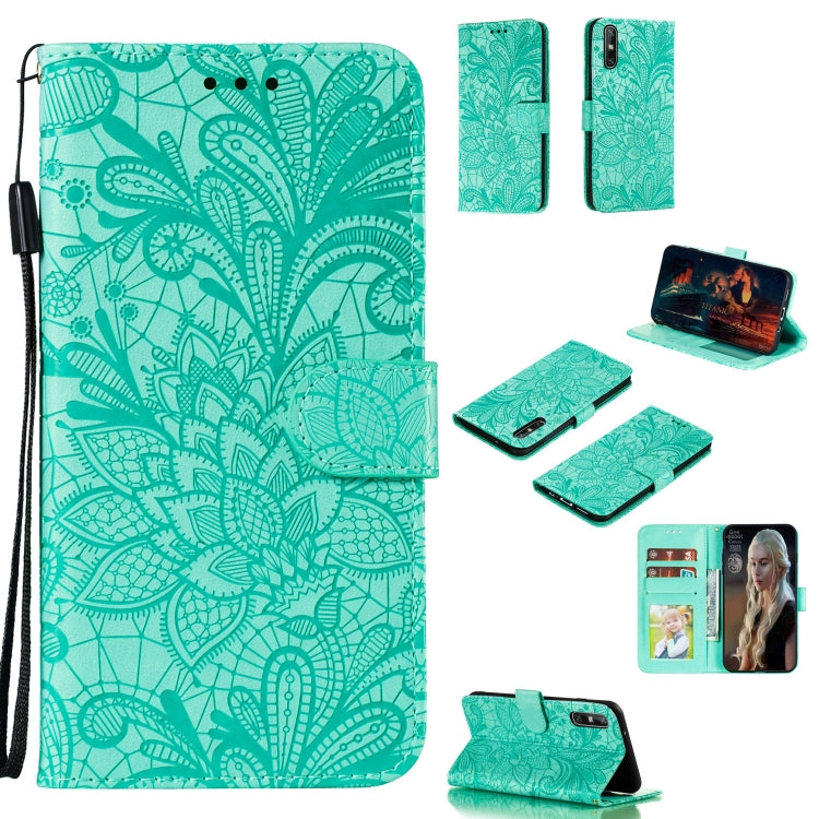 Lace Flower Embossing Pattern Horizontal Flip Leather Case , with Holder & Card Slots & Wallet & Photo Frame & Lanyard, For Huawei Enjoy 10e, For Xiaomi Redmi K30 Pro, For Xiaomi Redmi Note 9 Pro, For Xiaomi Redmi Note 9 Pro Max, For Xiaomi Redmi Note ...