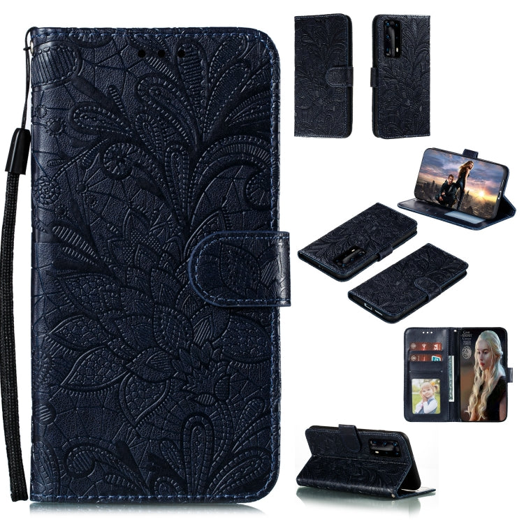 Lace Flower Embossing Pattern Horizontal Flip Leather Case , with Holder & Card Slots & Wallet & Photo Frame & Lanyard, For Huawei Enjoy 10e, For Xiaomi Redmi K30 Pro, For Xiaomi Redmi Note 9 Pro, For Xiaomi Redmi Note 9 Pro Max, For Xiaomi Redmi Note ...