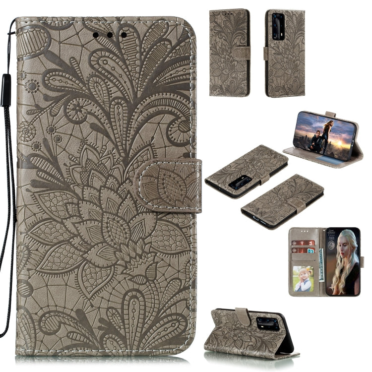 Lace Flower Embossing Pattern Horizontal Flip Leather Case , with Holder & Card Slots & Wallet & Photo Frame & Lanyard, For Huawei Enjoy 10e, For Xiaomi Redmi K30 Pro, For Xiaomi Redmi Note 9 Pro, For Xiaomi Redmi Note 9 Pro Max, For Xiaomi Redmi Note ...