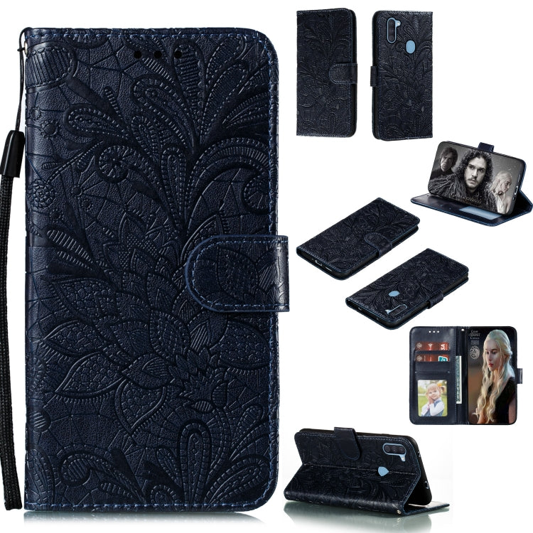 Lace Flower Embossing Pattern Horizontal Flip Leather Case , with Holder & Card Slots & Wallet & Photo Frame & Lanyard, For Huawei Enjoy 10e, For Xiaomi Redmi K30 Pro, For Xiaomi Redmi Note 9 Pro, For Xiaomi Redmi Note 9 Pro Max, For Xiaomi Redmi Note ...