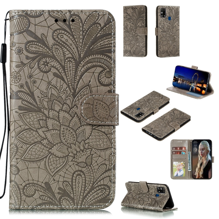 Lace Flower Embossing Pattern Horizontal Flip Leather Case , with Holder & Card Slots & Wallet & Photo Frame & Lanyard, For Huawei Enjoy 10e, For Xiaomi Redmi K30 Pro, For Xiaomi Redmi Note 9 Pro, For Xiaomi Redmi Note 9 Pro Max, For Xiaomi Redmi Note ...