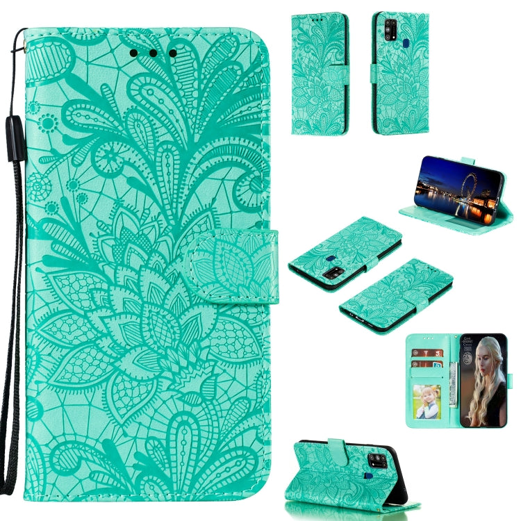 Lace Flower Embossing Pattern Horizontal Flip Leather Case , with Holder & Card Slots & Wallet & Photo Frame & Lanyard, For Huawei Enjoy 10e, For Xiaomi Redmi K30 Pro, For Xiaomi Redmi Note 9 Pro, For Xiaomi Redmi Note 9 Pro Max, For Xiaomi Redmi Note ...