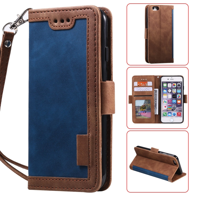Retro Splicing Horizontal Flip Leather Case with Card Slots & Holder & Wallet, For iPhone SE 2022 / SE 2020 / 8 / 7, For Xiaomi Redmi Note 8 Pro
