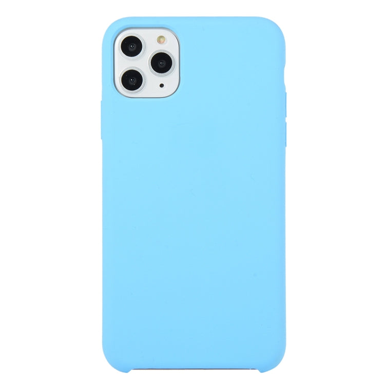 For iPhone 11 Solid Color Solid Silicone  Shockproof Case (Hibiscus Pink), For iPhone 11 Pro Max, For iPhone 11 Pro, For iPhone 11