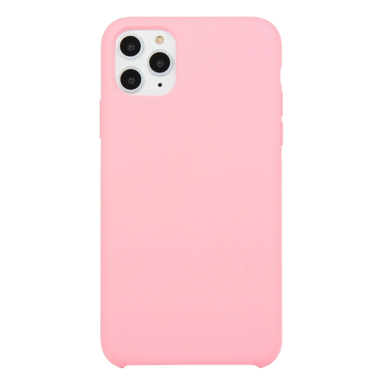 For iPhone 11 Solid Color Solid Silicone  Shockproof Case (Hibiscus Pink), For iPhone 11 Pro, For iPhone 11 Pro Max, For iPhone 11