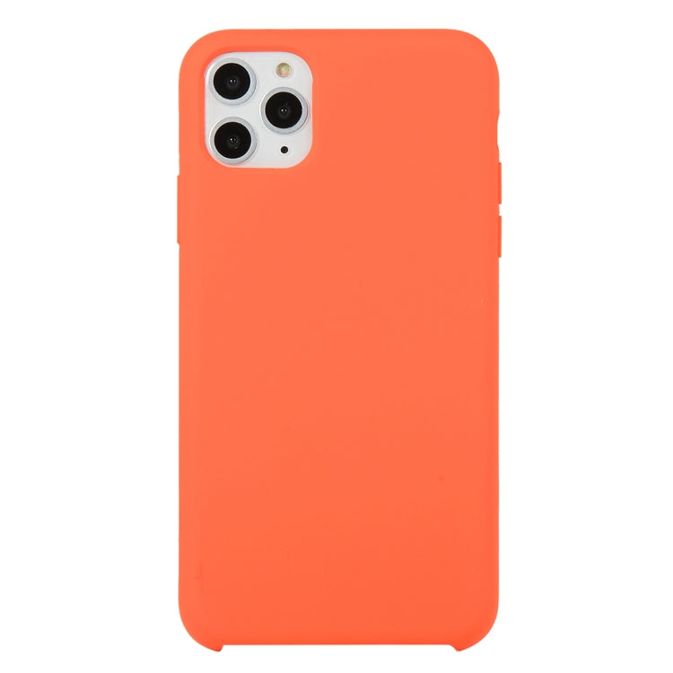 For iPhone 11 Solid Color Solid Silicone  Shockproof Case (Hibiscus Pink), For iPhone 11 Pro, For iPhone 11 Pro Max, For iPhone 11