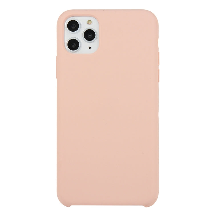 For iPhone 11 Solid Color Solid Silicone  Shockproof Case (Hibiscus Pink), For iPhone 11 Pro, For iPhone 11 Pro Max, For iPhone 11