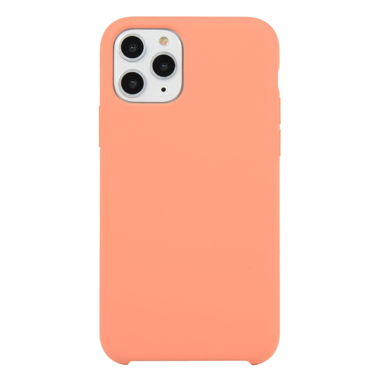 For iPhone 11 Solid Color Solid Silicone  Shockproof Case (Hibiscus Pink), For iPhone 11 Pro Max, For iPhone 11 Pro, For iPhone 11