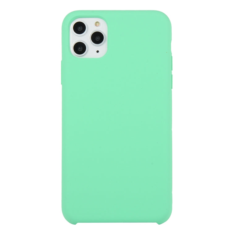 For iPhone 11 Solid Color Solid Silicone  Shockproof Case (Hibiscus Pink), For iPhone 11 Pro Max, For iPhone 11 Pro, For iPhone 11